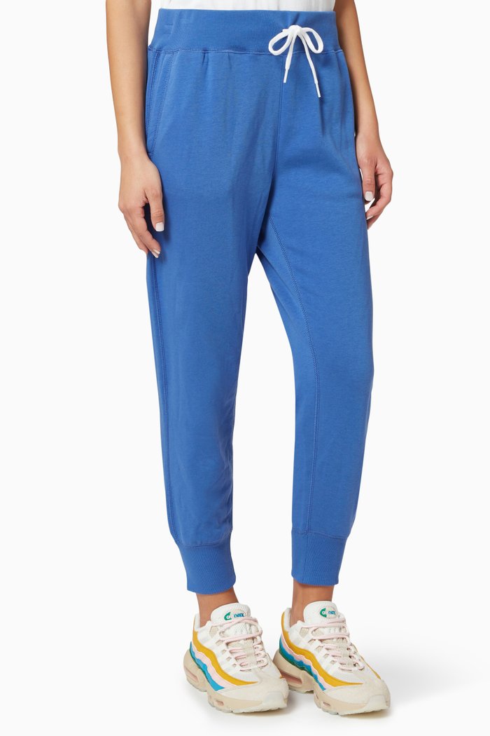 

Logo Track Pants in Fleece, Blue
