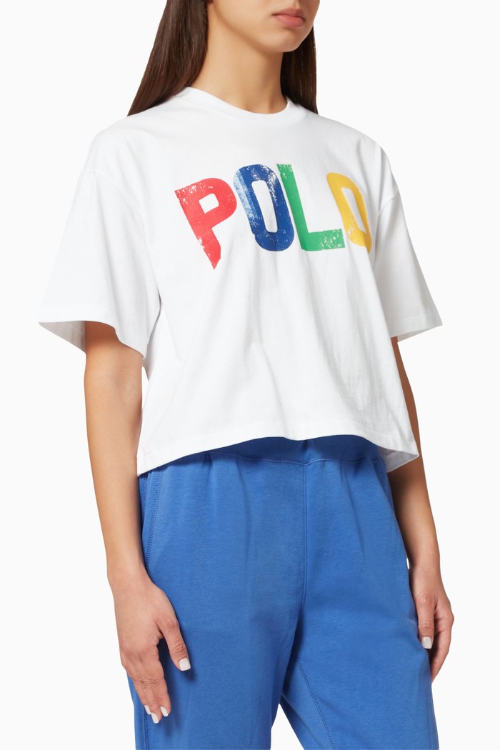 

Logo T-shirt in Cotton Jersey, White