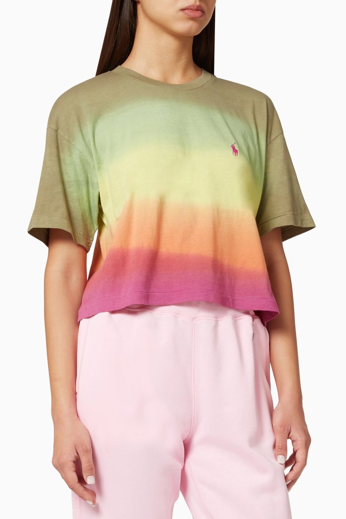

Gradient T-shirt in Cotton Jersey, Multicolour