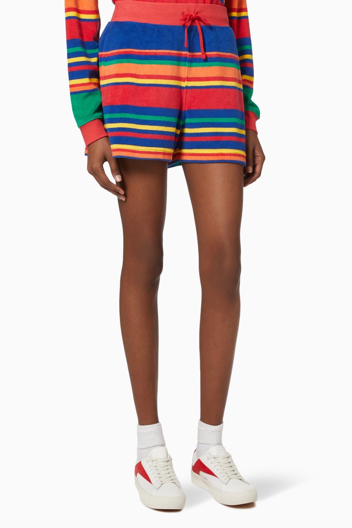 

Striped Shorts in French Terry, Multicolour