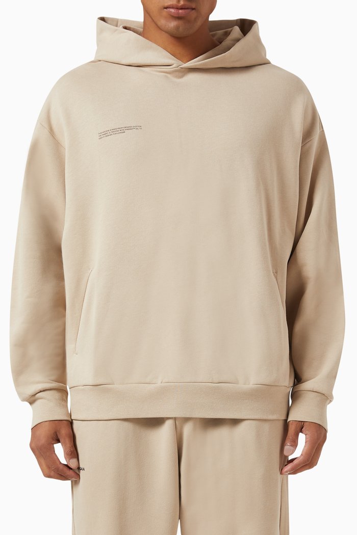 

365 Hoodie in Organic Cotton, Neutral