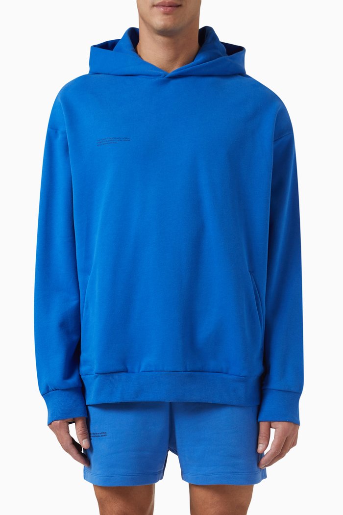 

365 Hoodie in Organic Cotton, Blue