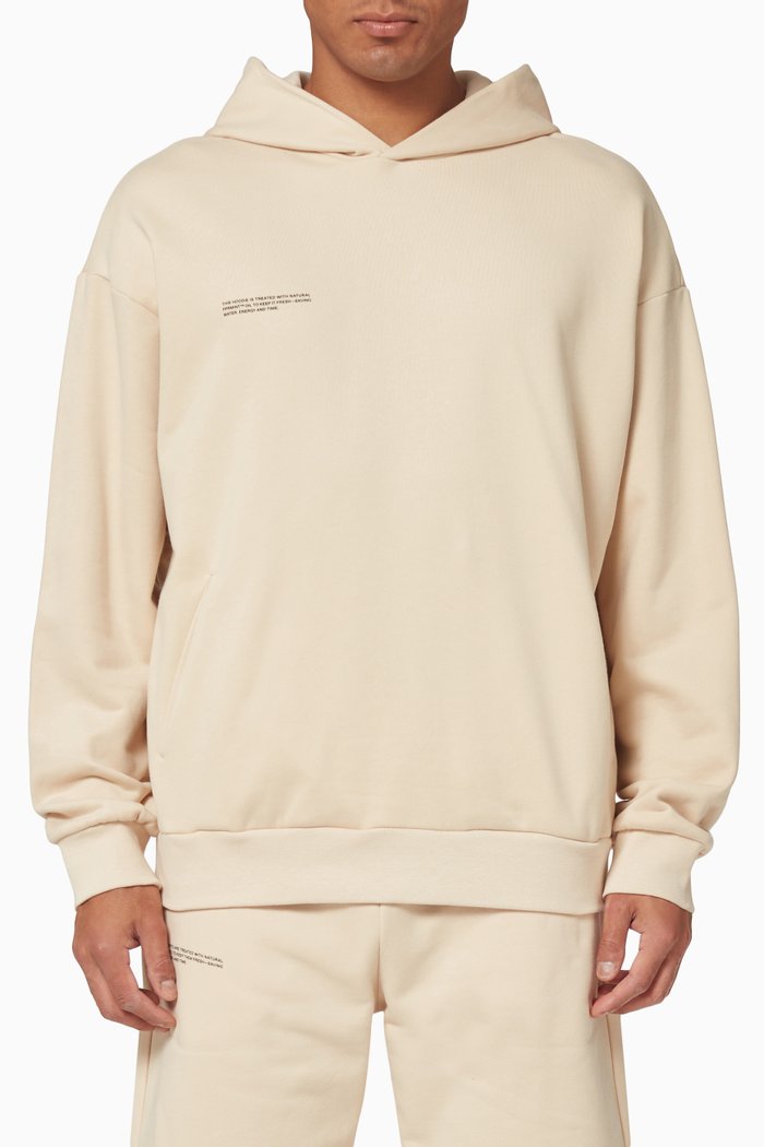 

365 Hoodie in Organic Cotton, Neutral