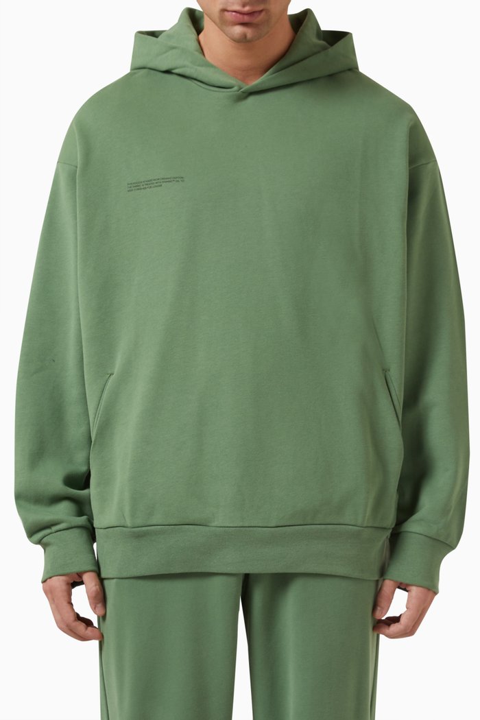 

365 Hoodie in Organic Cotton, Green