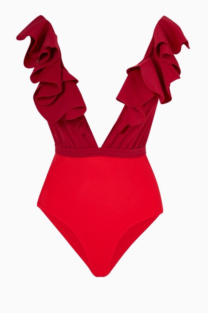 

Eoni One-piece Swimsuit, Red