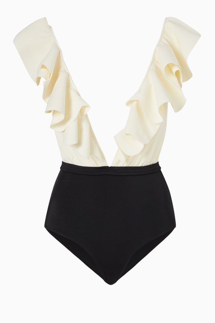 

Eoni One-piece Swimsuit, White