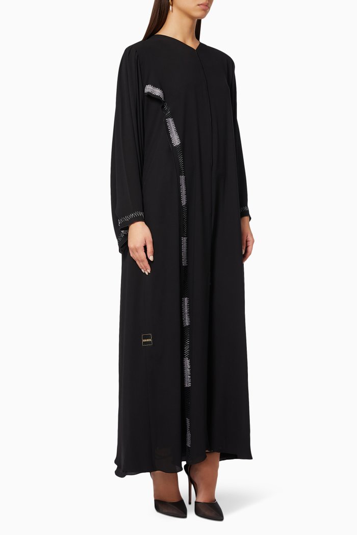 Beaded Abaya, Black
