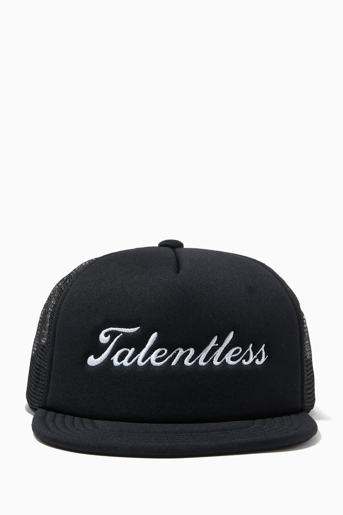 

Script Trucker Hat, Black