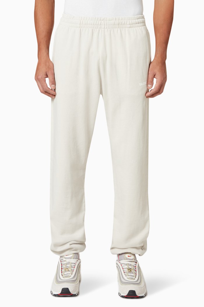 

Oversized Sweatpants in Cotton Fleece, Grey