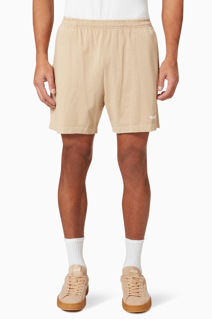 

Logo Shorts in Cotton Jersey, Neutral