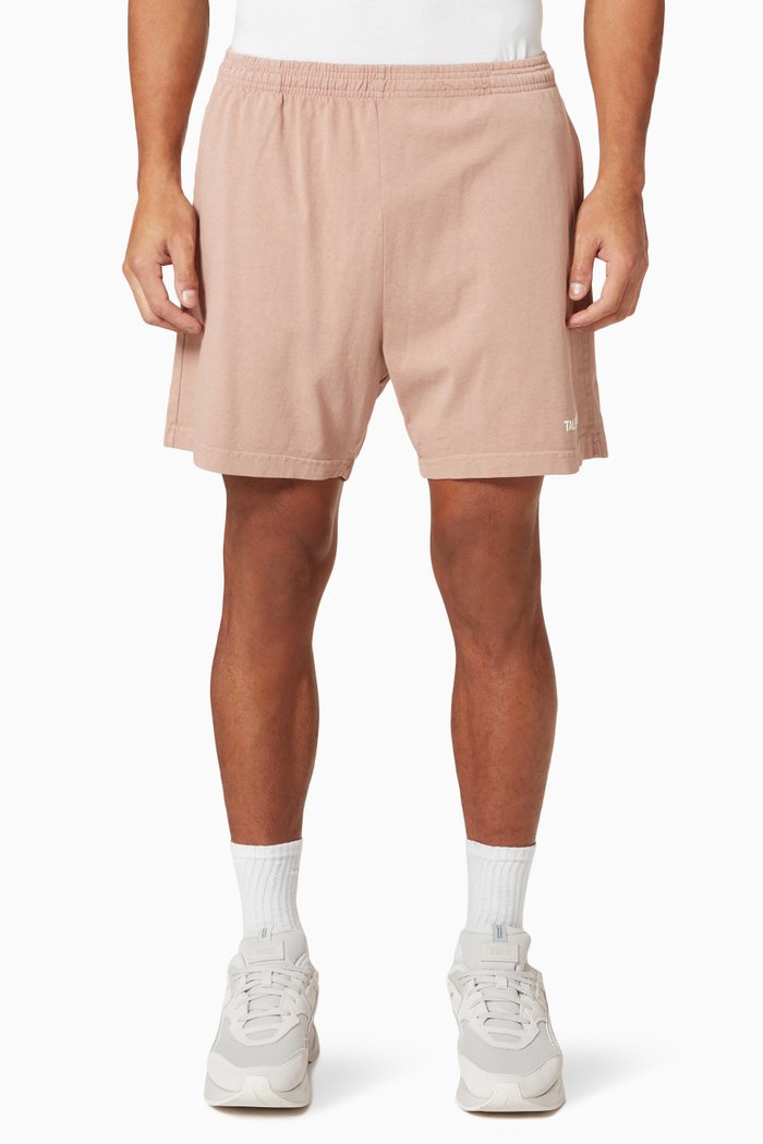 

Logo Shorts in Cotton Jersey, Brown