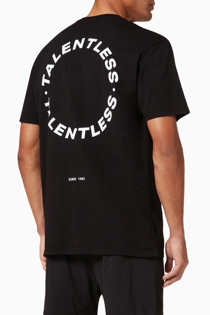 

Circle Logo T-shirt in Cotton Jersey, Black