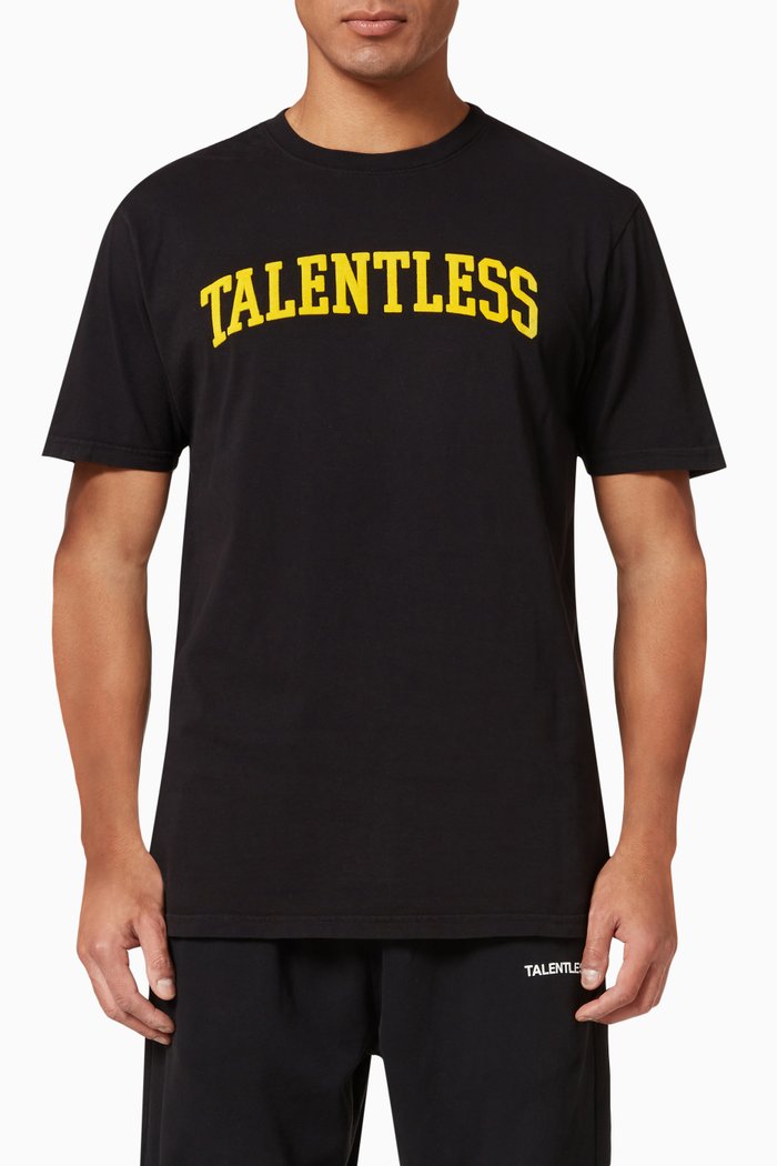 

Collegiate Premium T-shirt in Cotton Jersey, Black