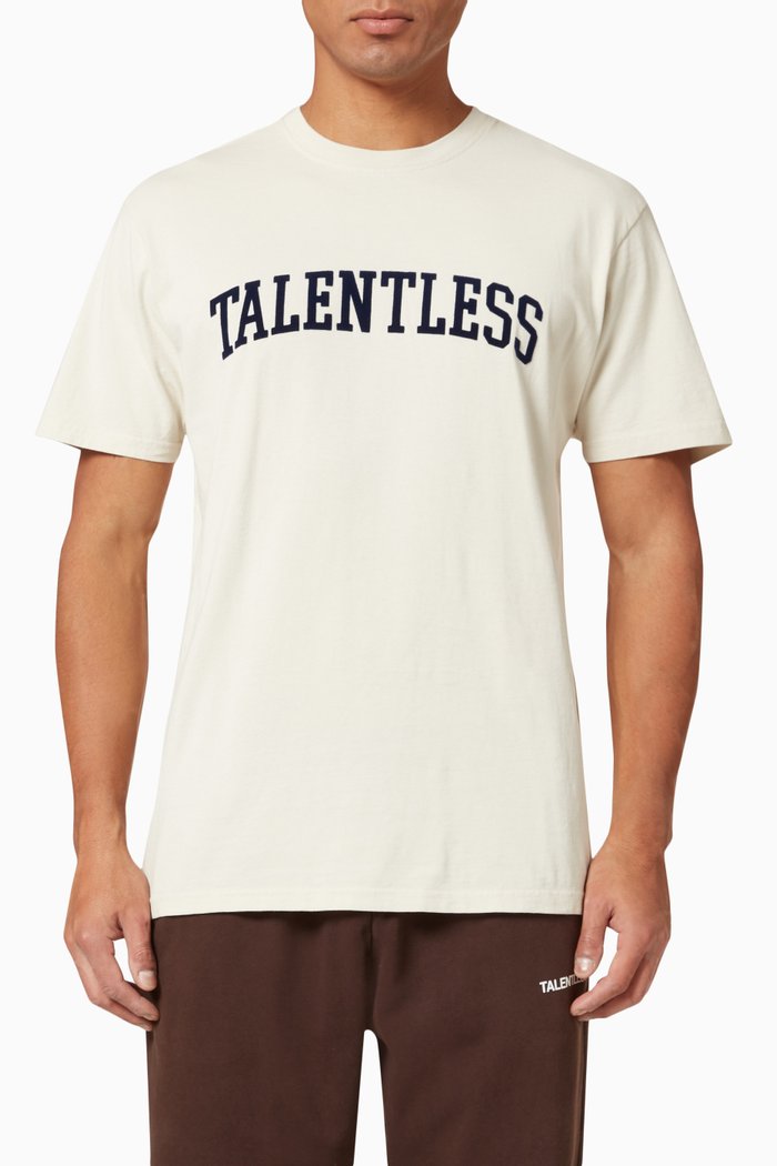 

Collegiate Premium T-shirt in Cotton Jersey, White
