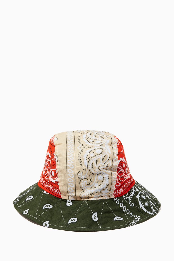 

Bandana Bob Hat in Bandana Print Cotton, Multicolour