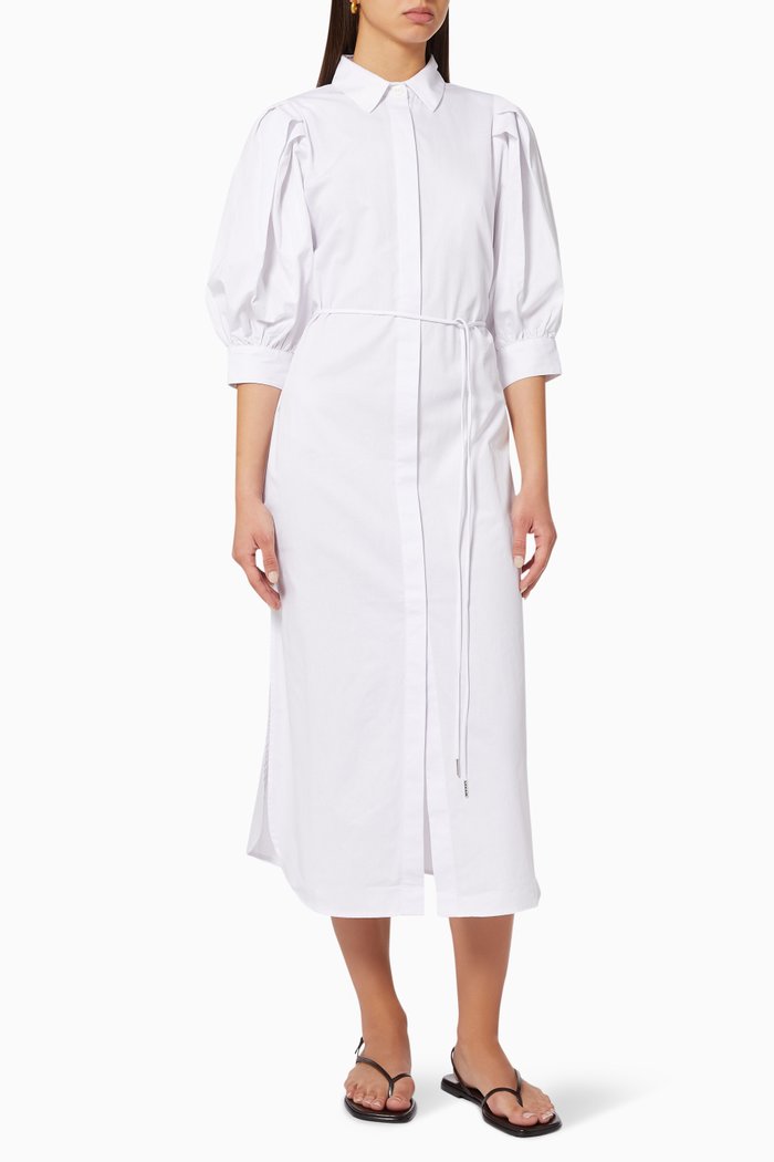 

Could Be More Dress in Cotton, White