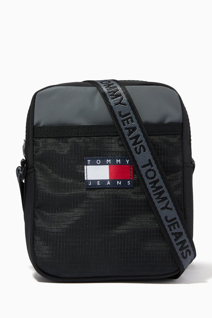 

Casual Utility Reporter in Nylon, Black