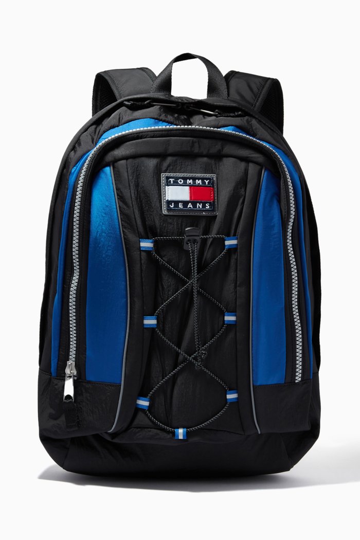 

TGM Heritage Domed Backpack in Recycled Nylon, Black