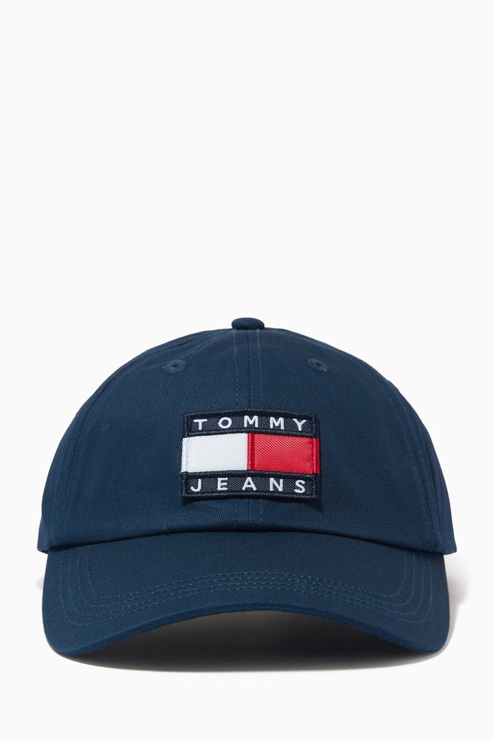 

Heritage Baseball Cap in Cotton, Blue