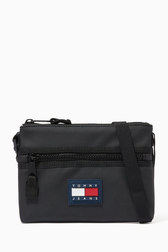 

Urban Sacoche Bag in Coated Fabric, Black