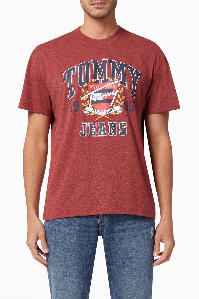 

Vintage Logo Washed T-Shirt, Red