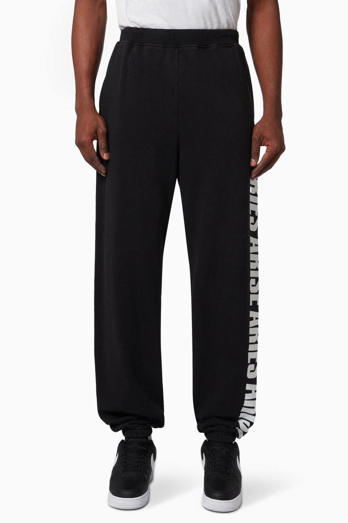 

Press Gothic Sweatpants in Cotton, Black