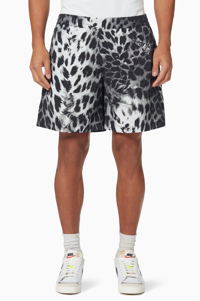 

Leopard Board Shorts in Nylon, Neutral