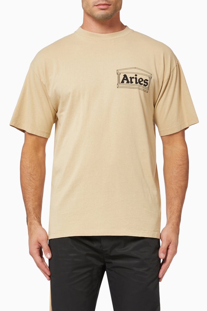 

Temple T-shirt in Cotton Jersey, Neutral