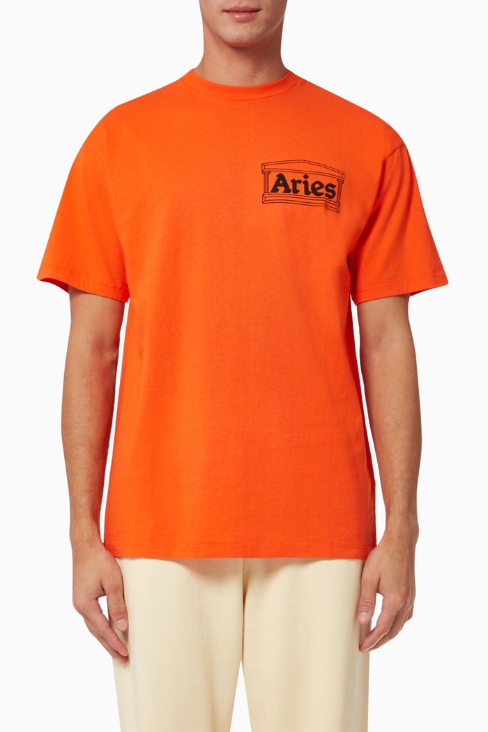 

Temple T-shirt in Cotton Jersey, Orange