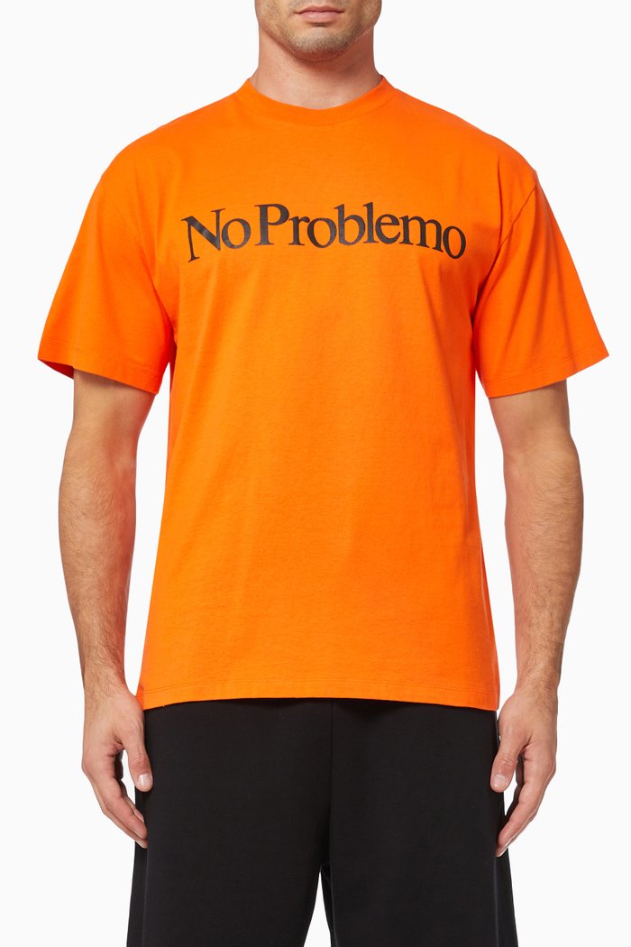 

No Problemo T-shirt in Cotton Jersey, Orange