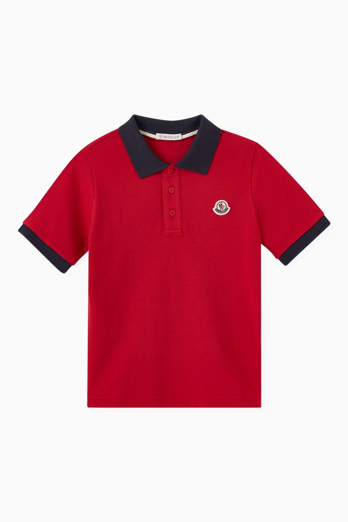 

Polo Shirt in Cotton, Red