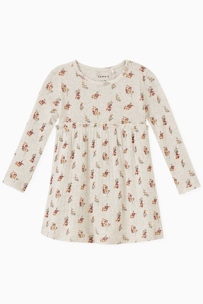 

Tasha Dress in Organic Cotton, Neutral