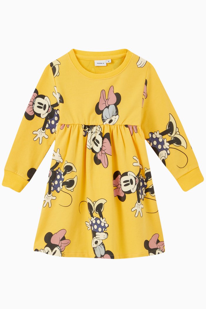 

Disney Minnie Mouse Sweater Dress in Organic Stretch Cotton, Multicolour