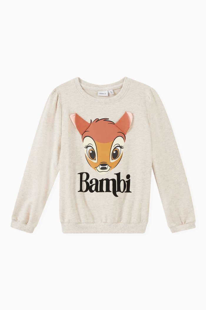 

Bambi Sweatshirt in Cotton, Neutral