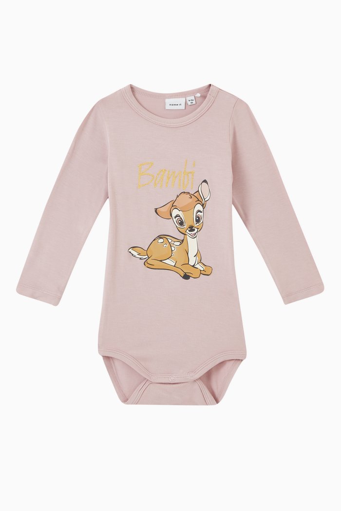 

Disney Bambi Print Romper, Purple