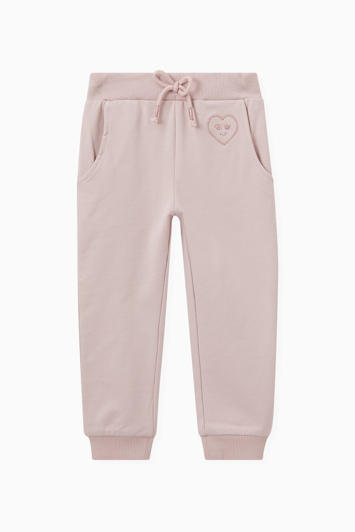 

Heart Sweatpants in Organic Cotton, Purple