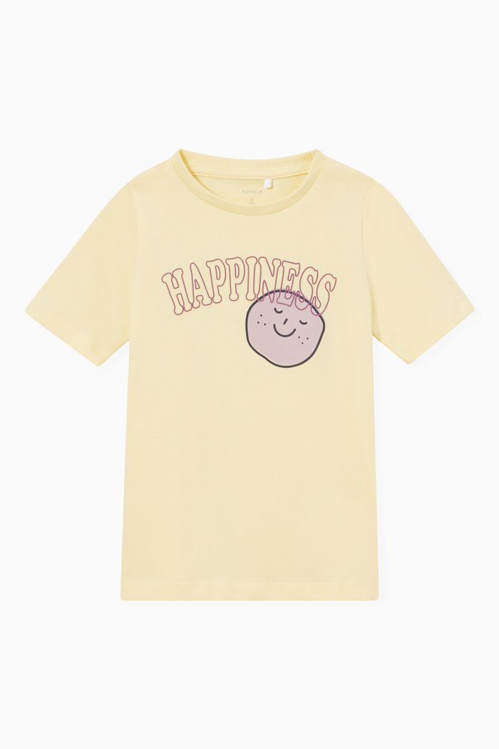 

Positive Vibes T-shirt in Organic Cotton Jersey, Neutral