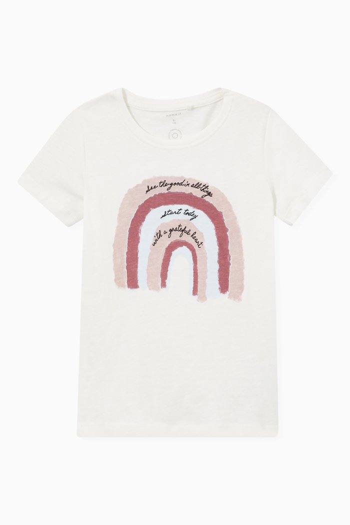 Tenje T-Shirt in Organic Cotton, White