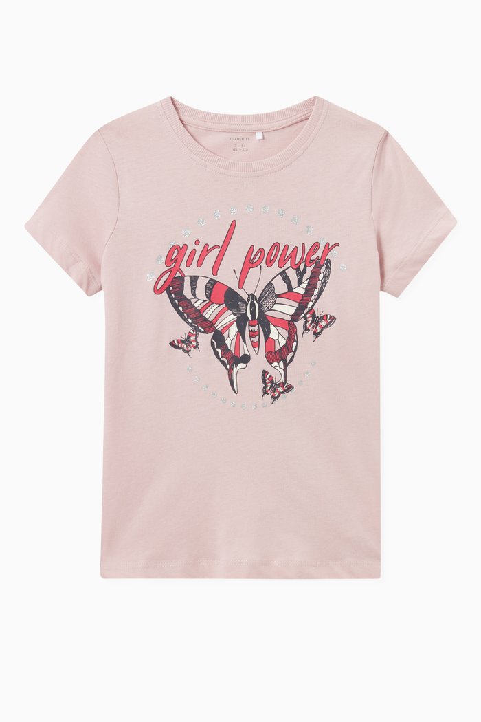

Graphic T-shirt in Jersey, Purple