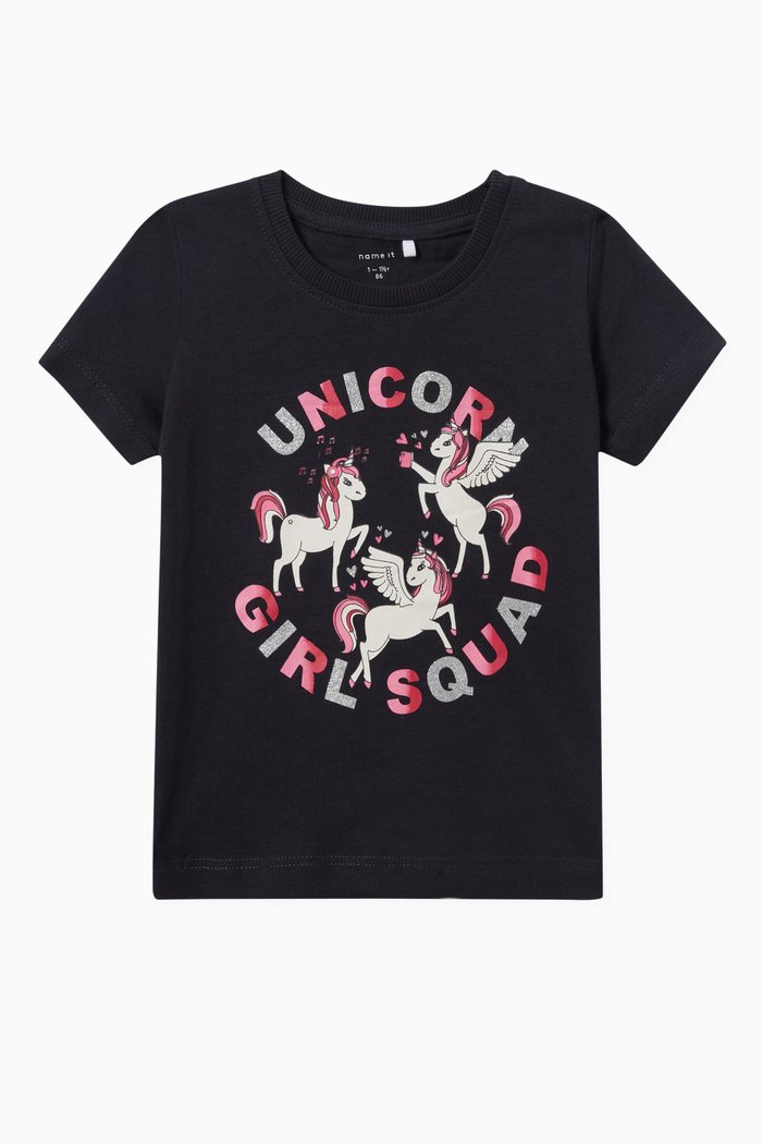 

Graphic T-shirt in Jersey, Blue