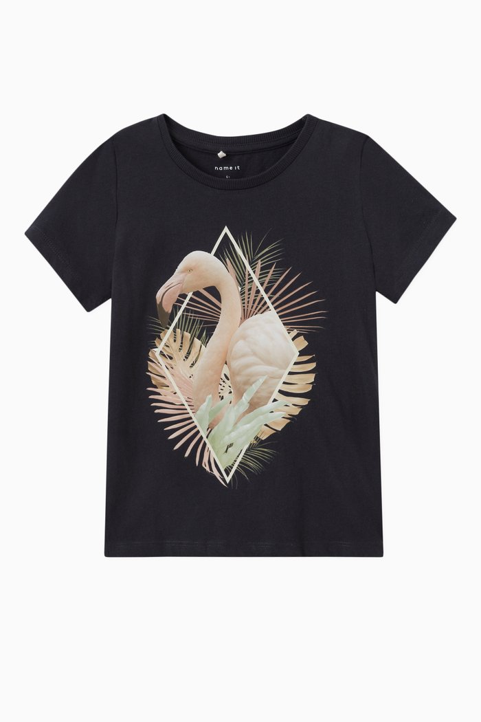 

Pecan Print T-shirt in Cotton, Blue