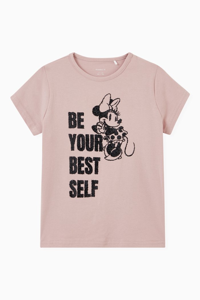 

Minnie Mouse T-Shirt in Cotton Stretch, Purple
