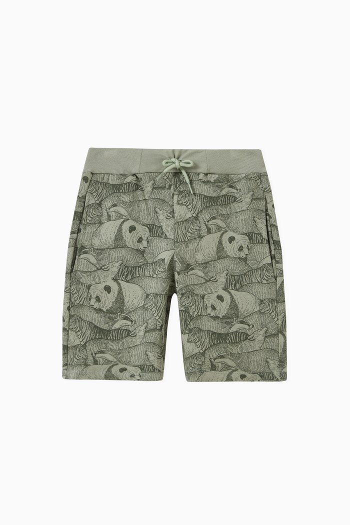 

Jilian Sweat Shorts in Unbrushed Fleece, Green