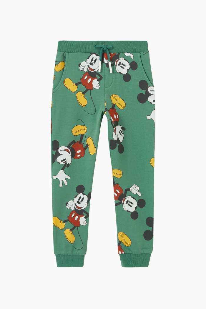 

Mickey Mouse Sweatpants in Organic Stretch Cotton, Green