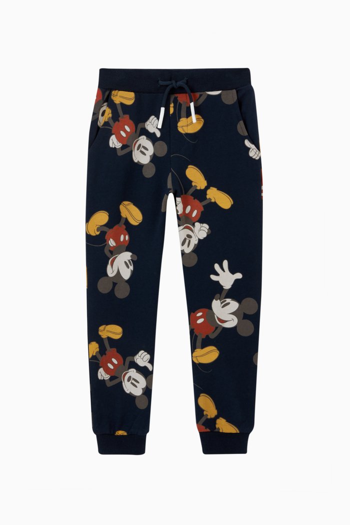 

Mickey Mouse Sweatpants in Organic Stretch Cotton, Blue