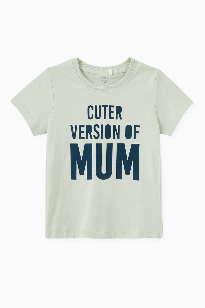 

Cuter Version T-shirt in Organic Cotton Jersey, Green