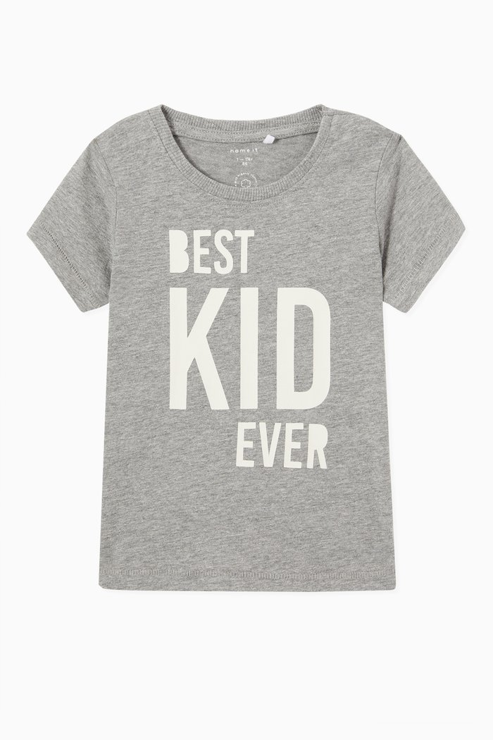 

Best Kid T-shirt in Organic Cotton Jersey, Grey
