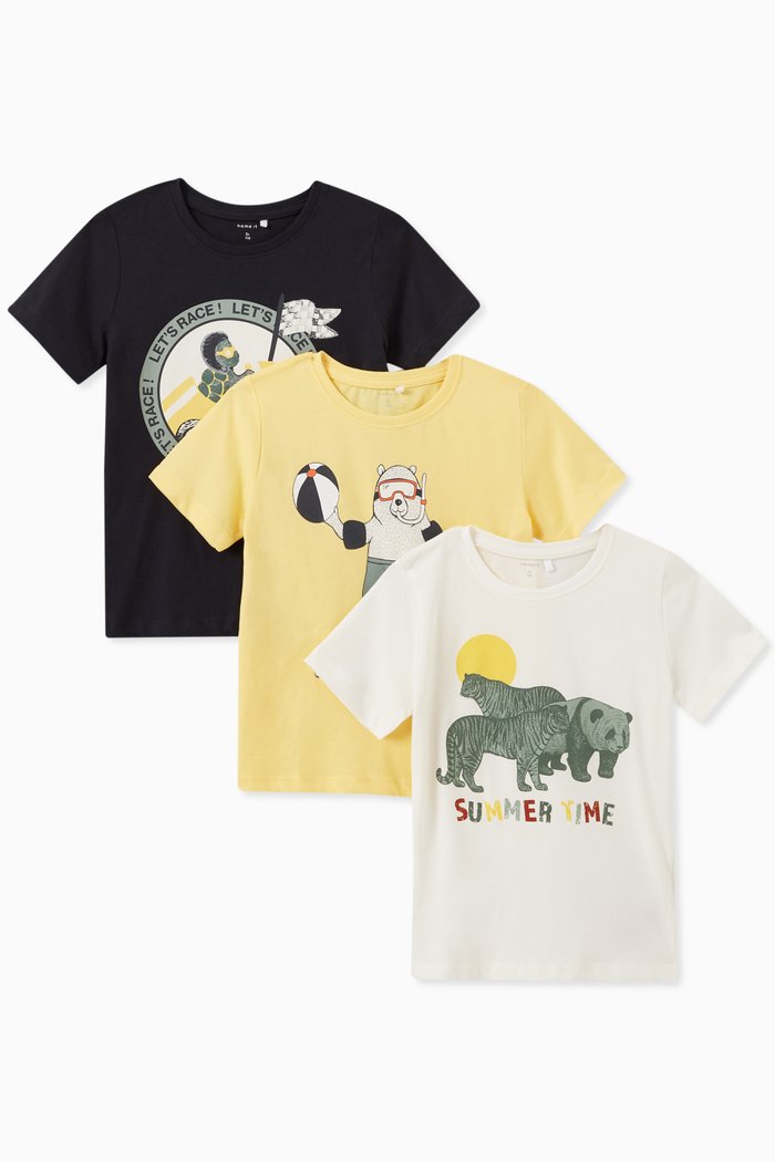 

Joas T-shirts in Cotton Jersey, Set of 3, White