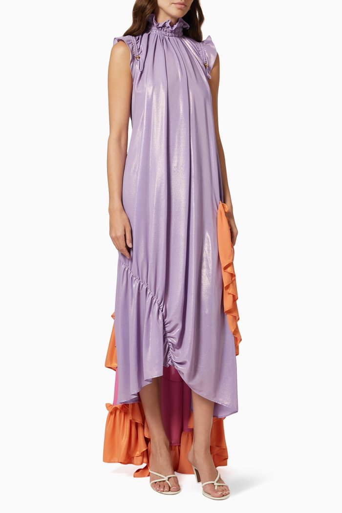 

Una Gown in Nylon, Purple