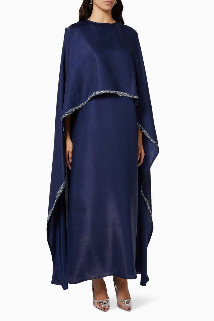 Embellished Kaftan, Blue